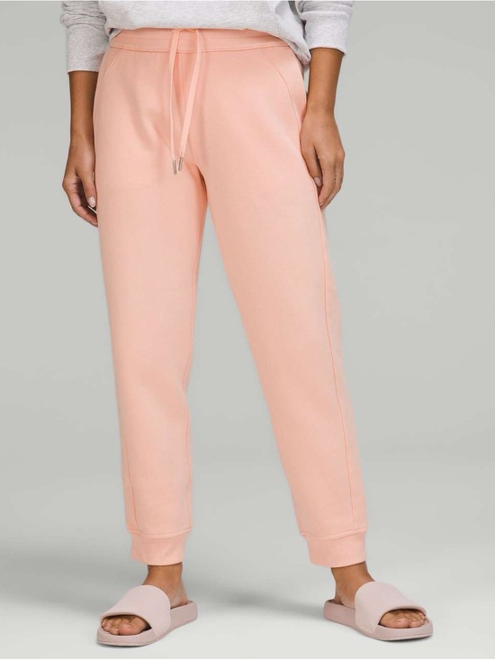lululemon athletica Pants - Lululemon Scuba High Rise Jogger 7/8 Length Peach Satin